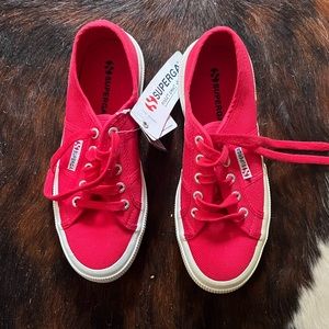 Superga Red Sneakers (never worn)